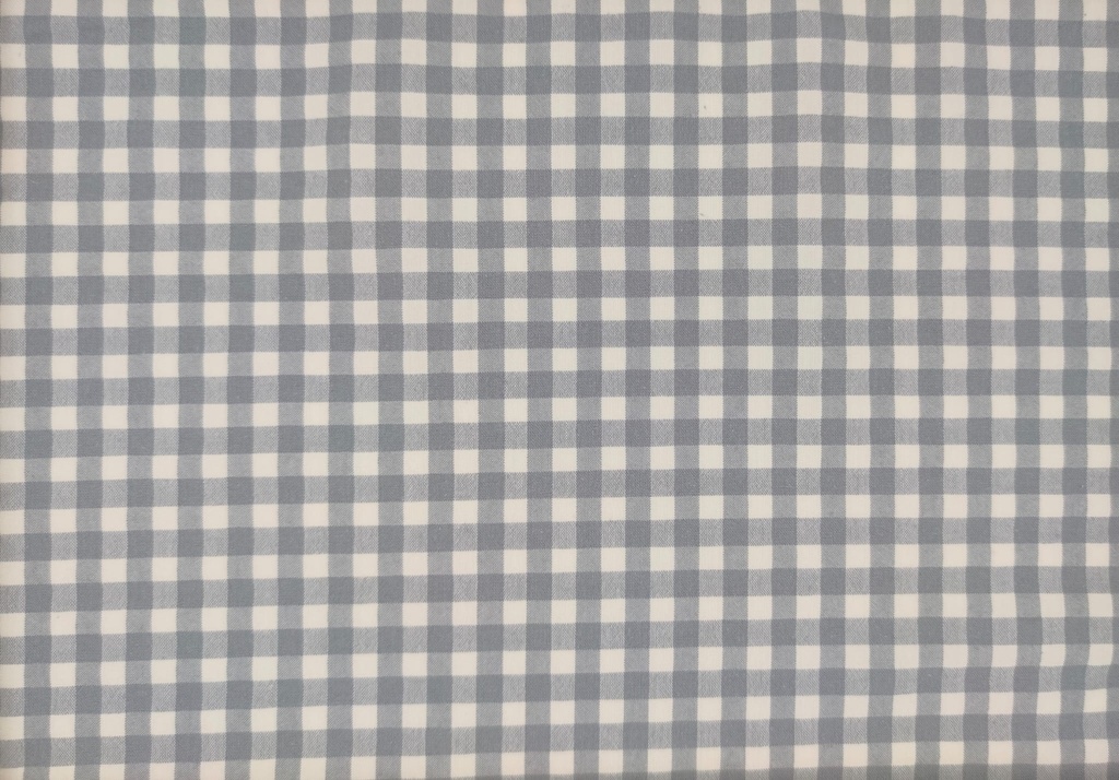 Vichy seersucker bicolor gris crudo