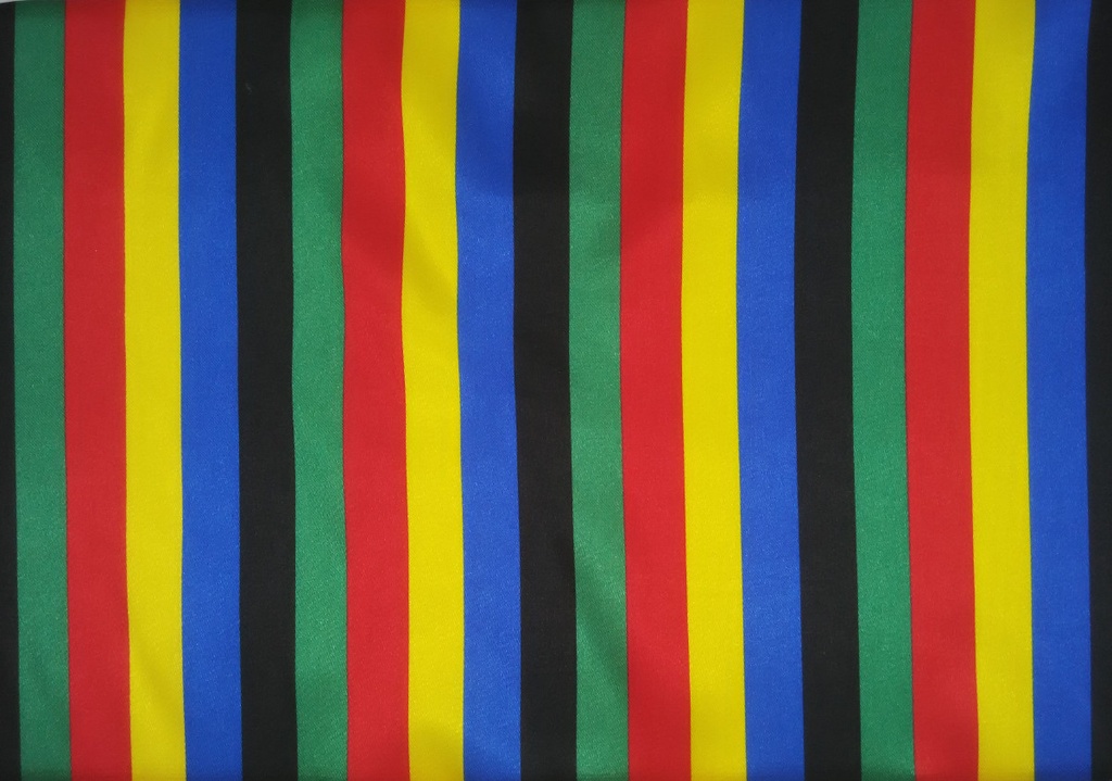 Raso rayas multicolor