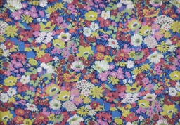 Liberty azul flores multicolor