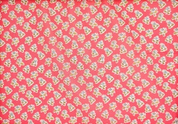 [ve1101] Voile digital Coral floral
